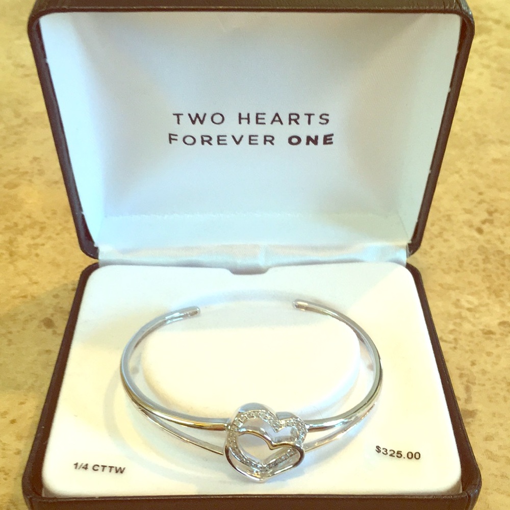 ❤️❤️Two Hearts Forever One Bracelet